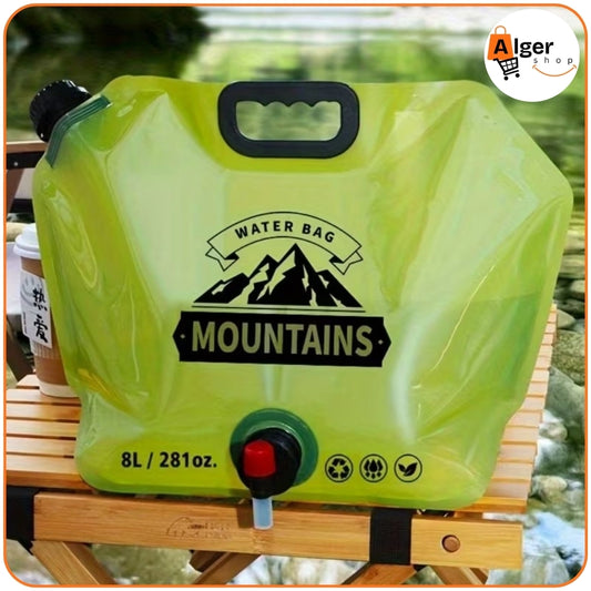 كيس الماء القابل للطي 8 لتر