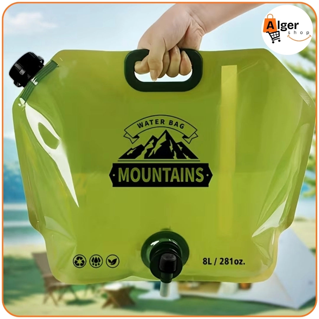كيس الماء القابل للطي 8 لتر