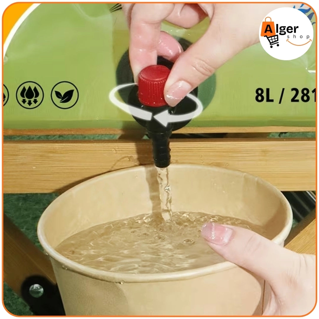 كيس الماء القابل للطي 8 لتر