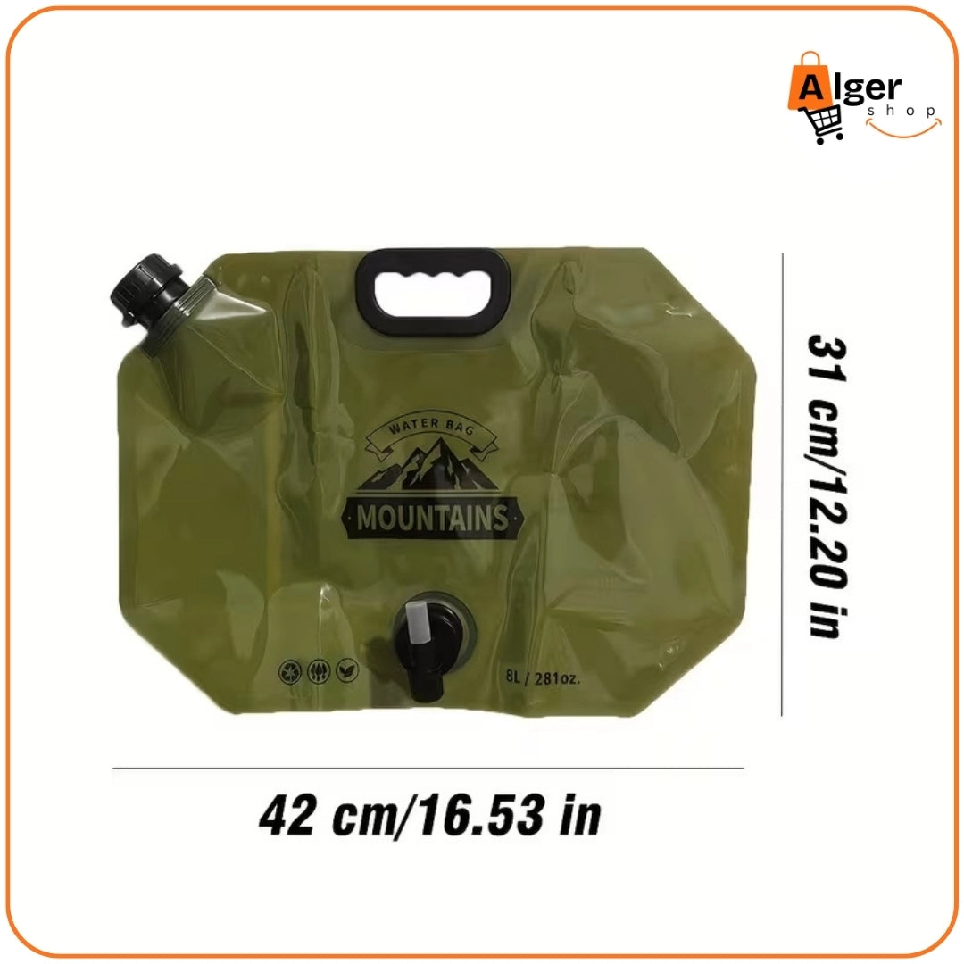كيس الماء القابل للطي 8 لتر